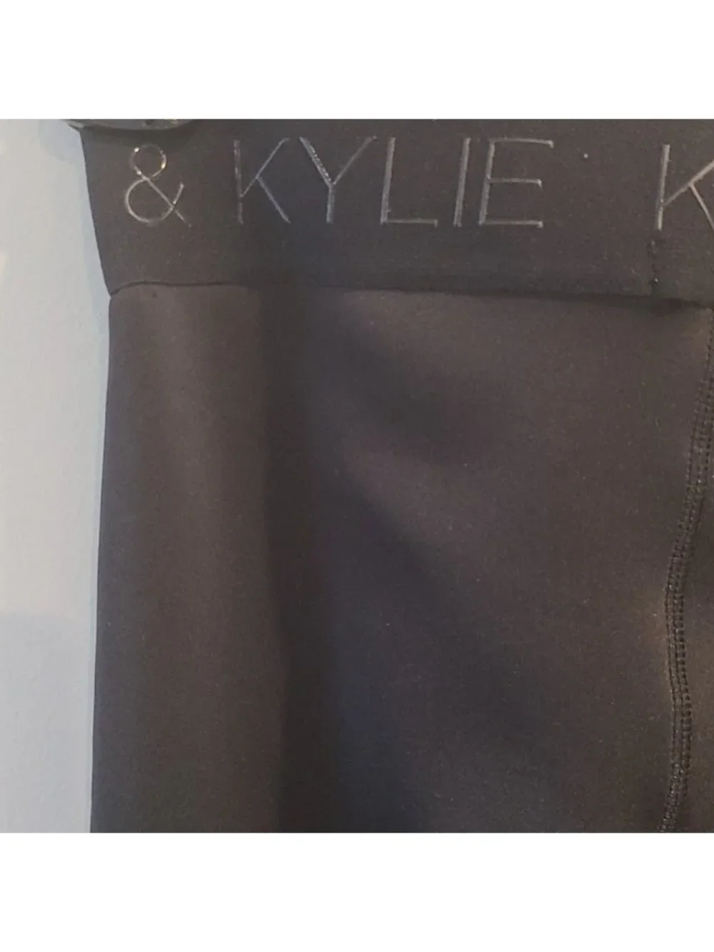 Kendall + Kylie Black Logo Legging